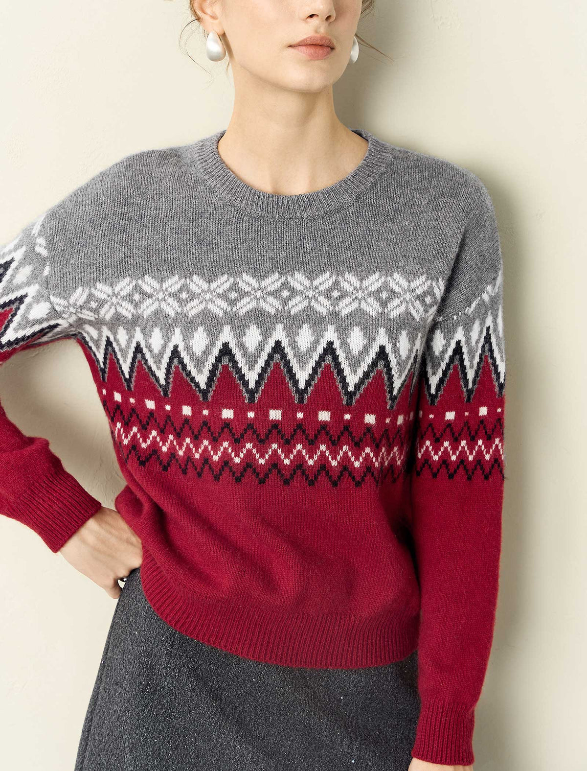 Fair Isle Wool-Blend Sweater
