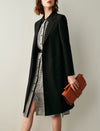Black Longline Blazer Trench Coat