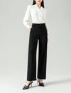 Classic Black Wide-Leg Pants