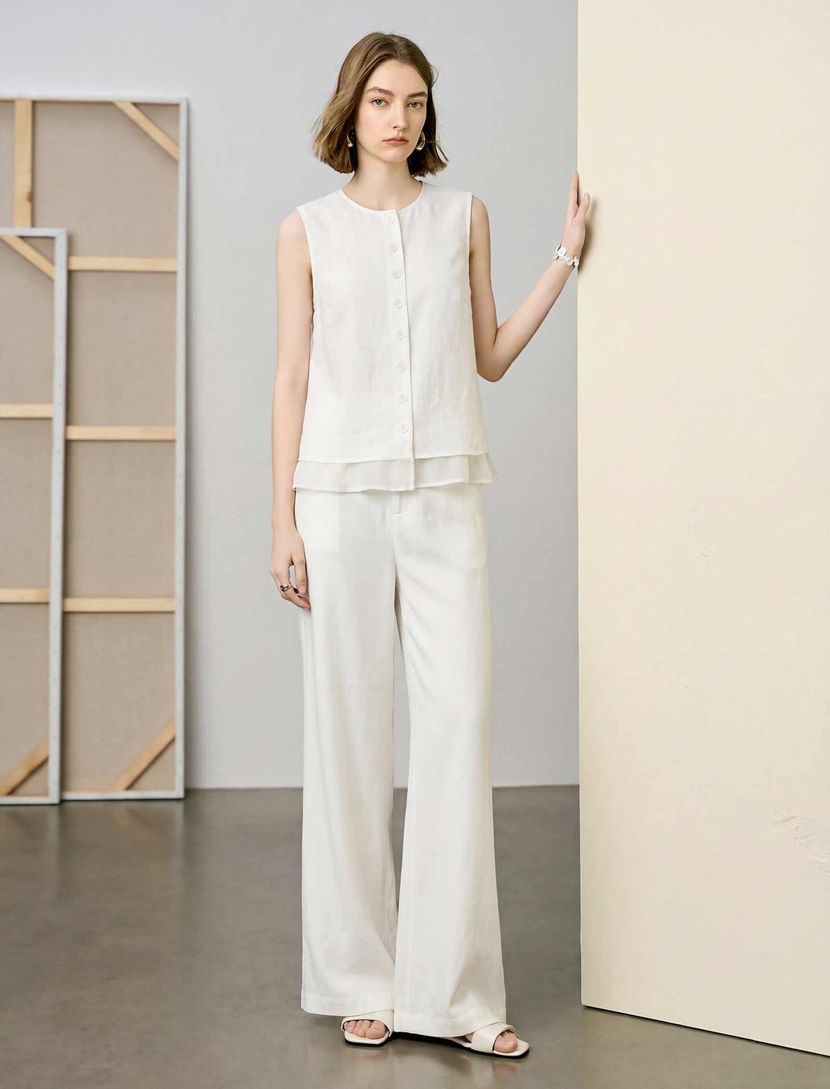 Flowy Wide-Leg Pants