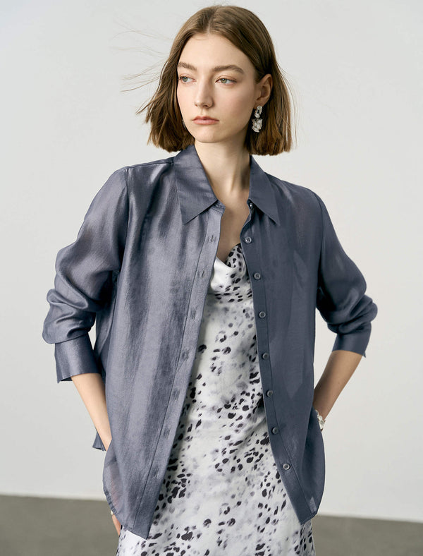 Tencel Lightweight Button Up Shirt