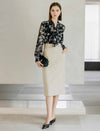 High-Waisted Pencil Skirt