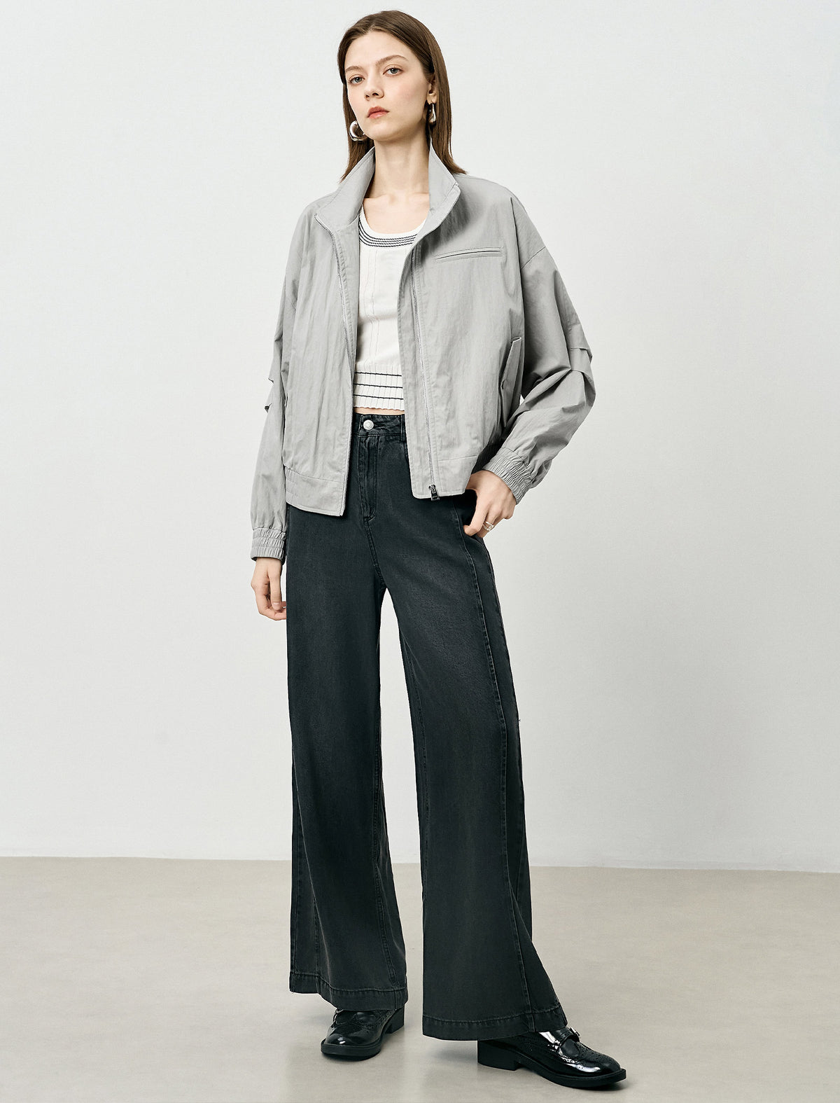 Minimalist Lapel Loose Short Jacket