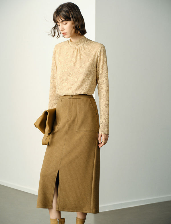 Lace Blouse with Timeless Elegance