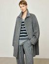 100% Alpaca Oversized Classic Collar Wool Coat