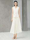Tailored Gold Button Vest Waistcoat
