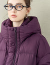 High Collar Hooded Down Jacket