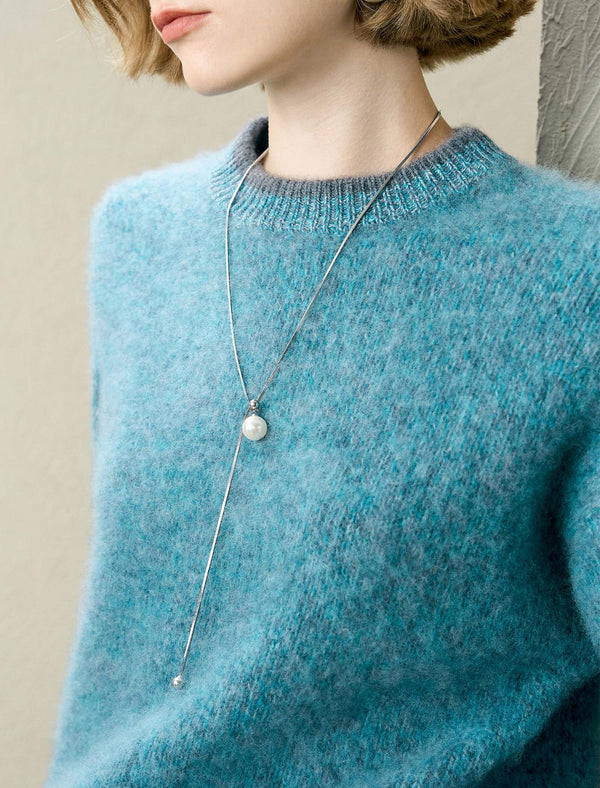 Wool And Cashmere Crewneck Sweater