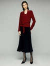 High-Waist Fluid Mermaid Midi Skirt