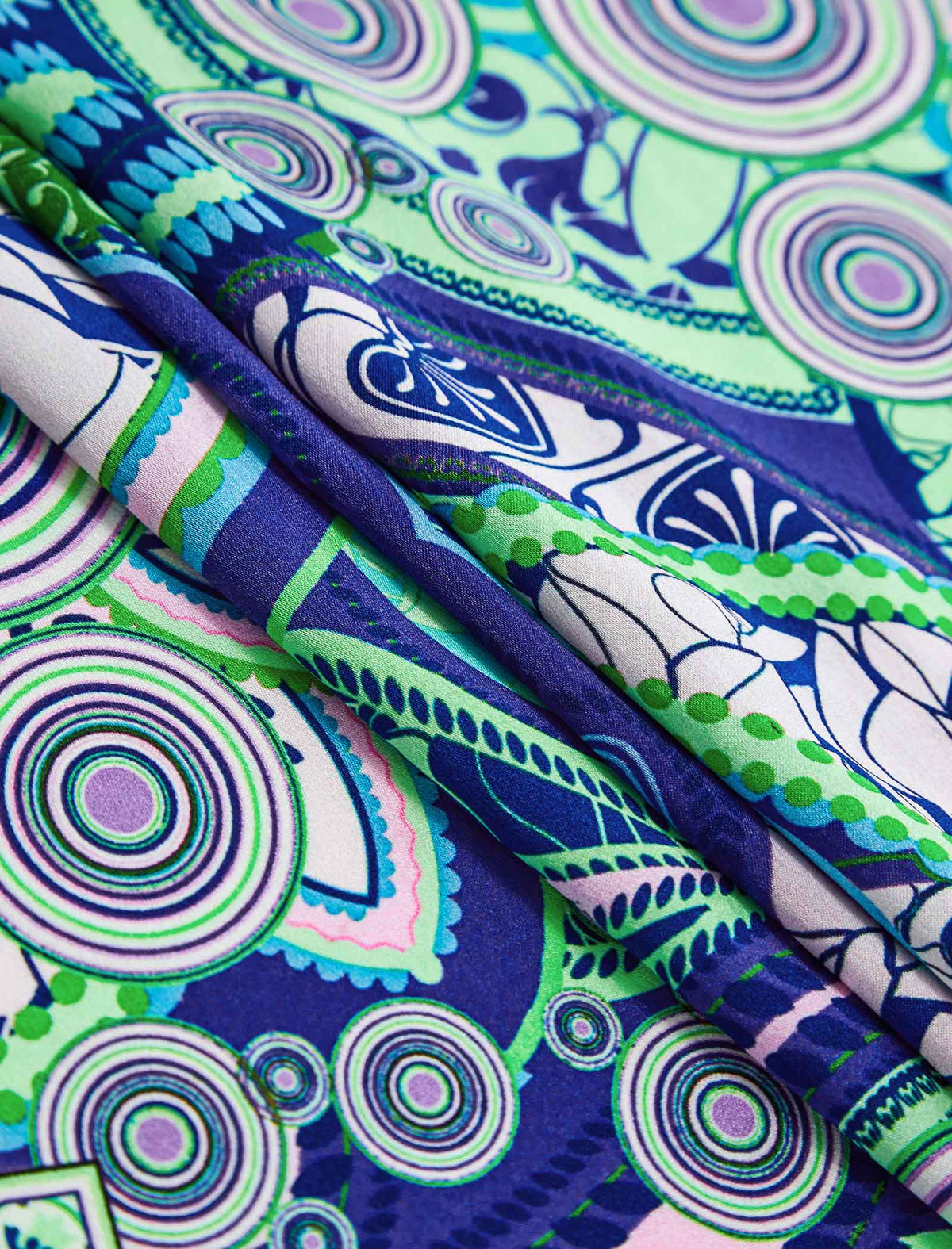 Paisley Verse 100% Mulberry Silk Square Scarf