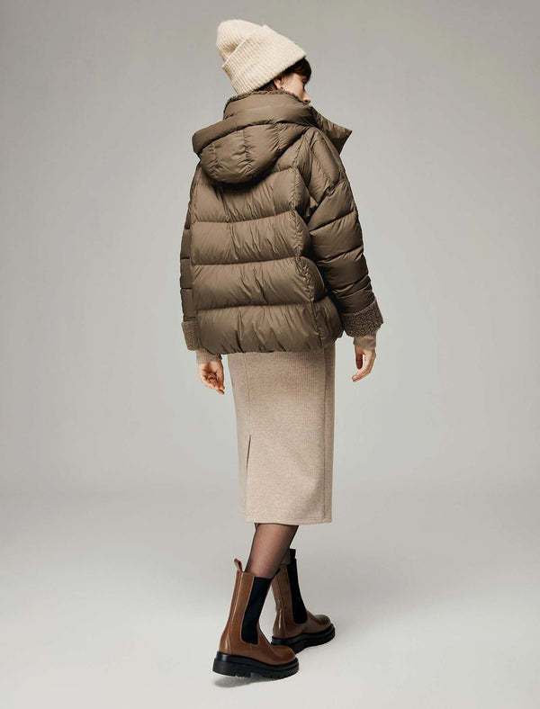 Sherpa Trim Down Jacket