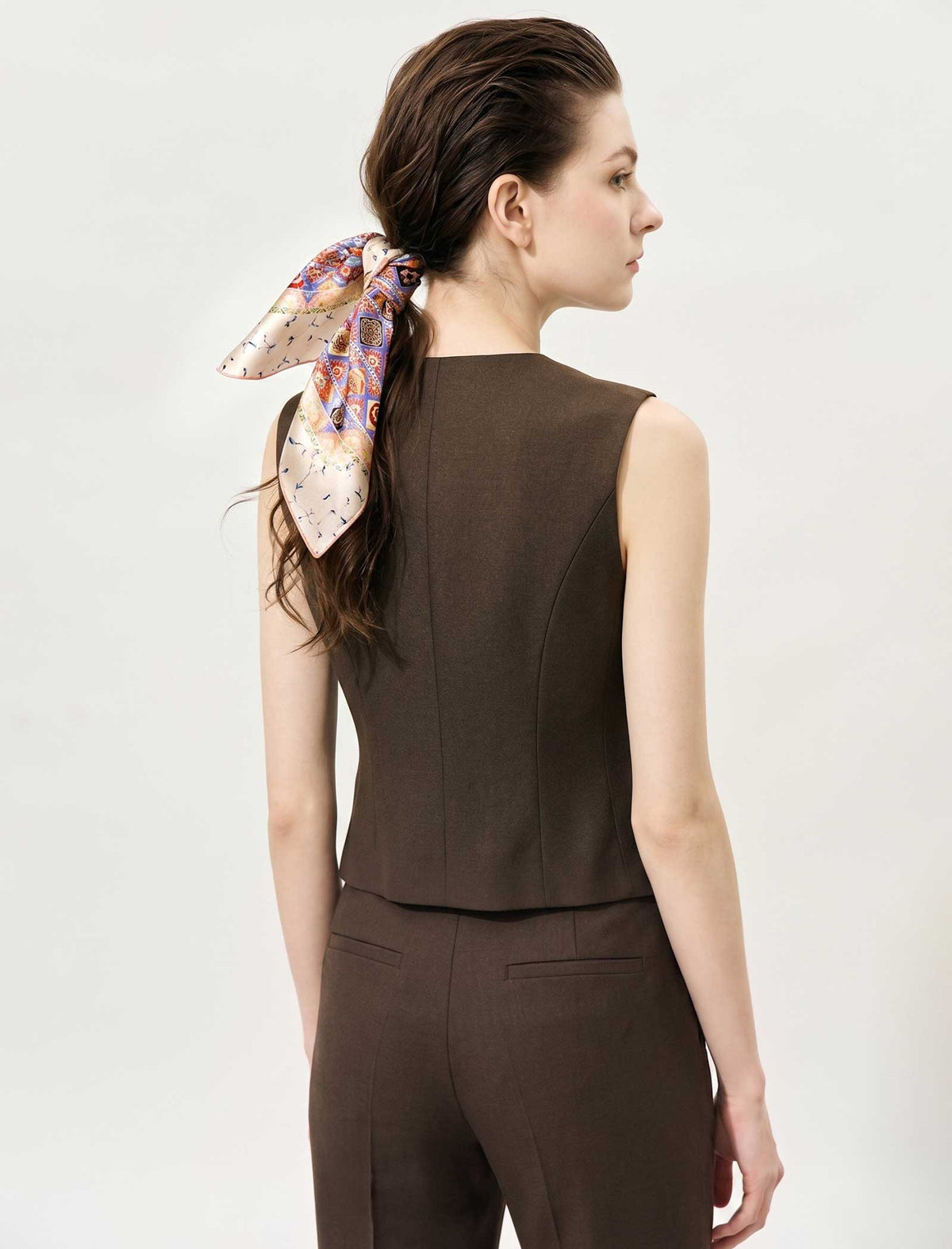 Nomad Mosaic 100% Mulberry Silk Square Scarf