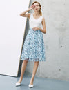 Floral Lace A-Line Skirt
