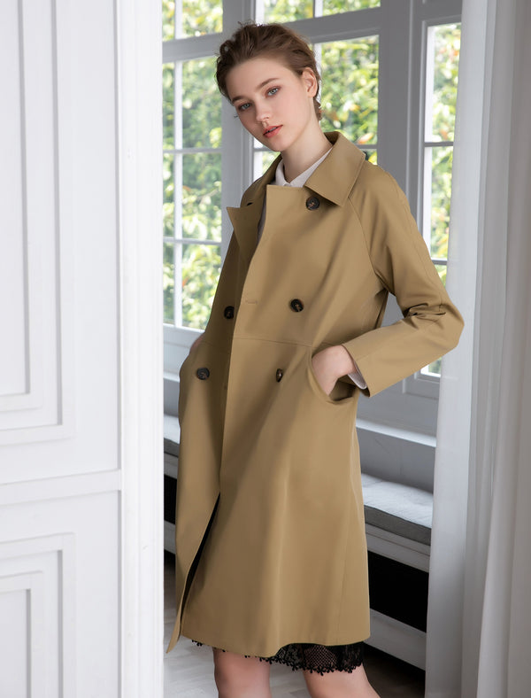 Double-Breasted Trench Coat