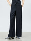 Wide-leg casual trousers