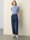 Pleated Balloon Ankle Pants