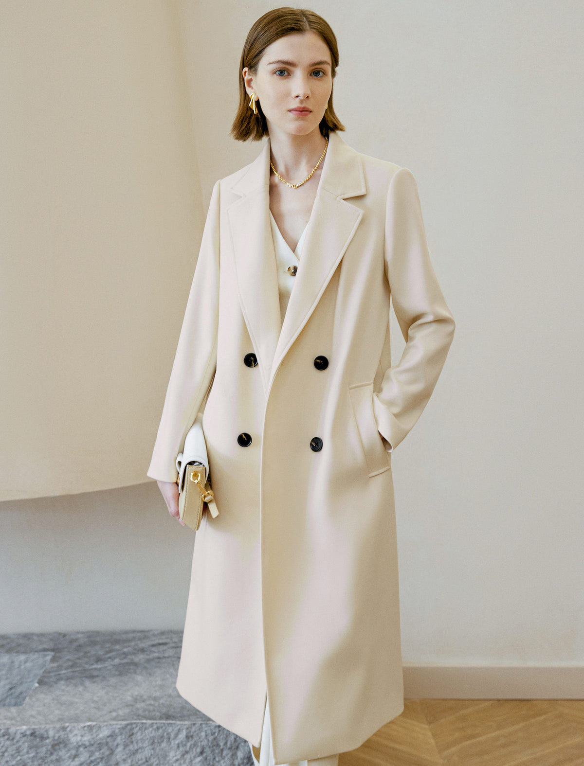 Classic Mid-Length Trench Coat