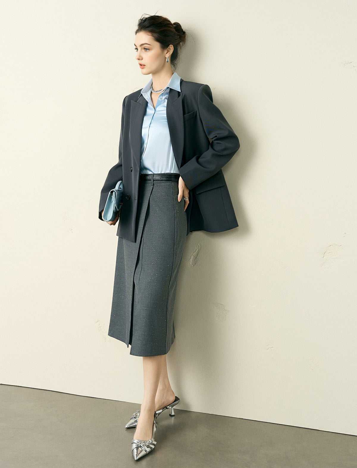 Oversized Lapel Blazer