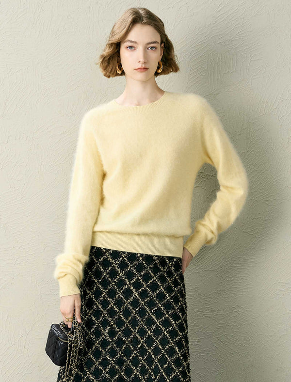 100% Wool-Cashmere Blend Sweater