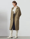 Double-Breasted Relaxed Fit Trench Coat