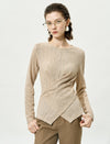 Slim Fit Long-Sleeve Lightweight Knit Top
