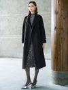 Wool-Blend Belted Coat
