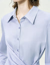 Tencel Wrap-Tie Shirt