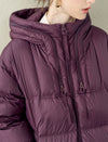 Long Hooded Down Coat