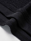 Solid Black Textured Sleeveless Midi Tank Dress
