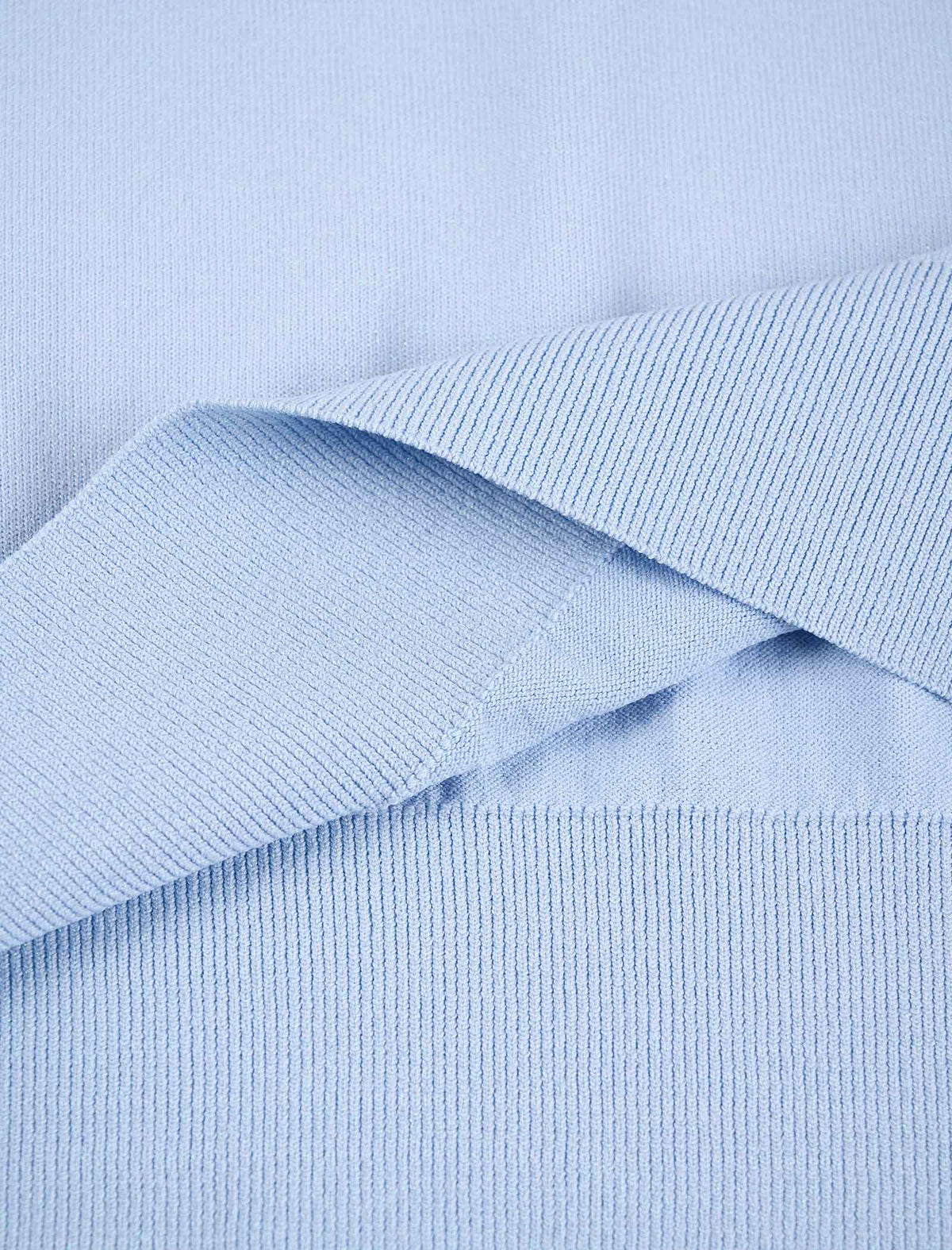 Bow Detail Embellished Neckline Knit Top