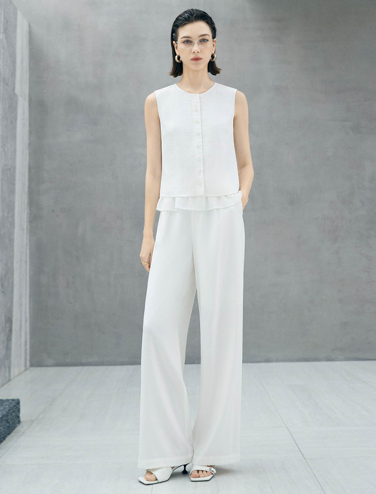 Flowy Wide-Leg Pants