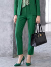 High-Waisted Tailored Tapered Pants