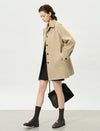 Vintage Loose Mid-Length Trench Coat