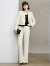 High‑Waist Flare Dress Pants