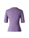 V-Neck Wrap Ribbed Top