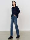 Straight-Leg Cropped Jeans
