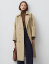 Double-Breasted Relaxed Fit Trench Coat