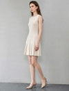 Sophisticated Pleated Cocktail Dress
