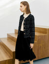 Wool Blend Knit Pocket Jacket