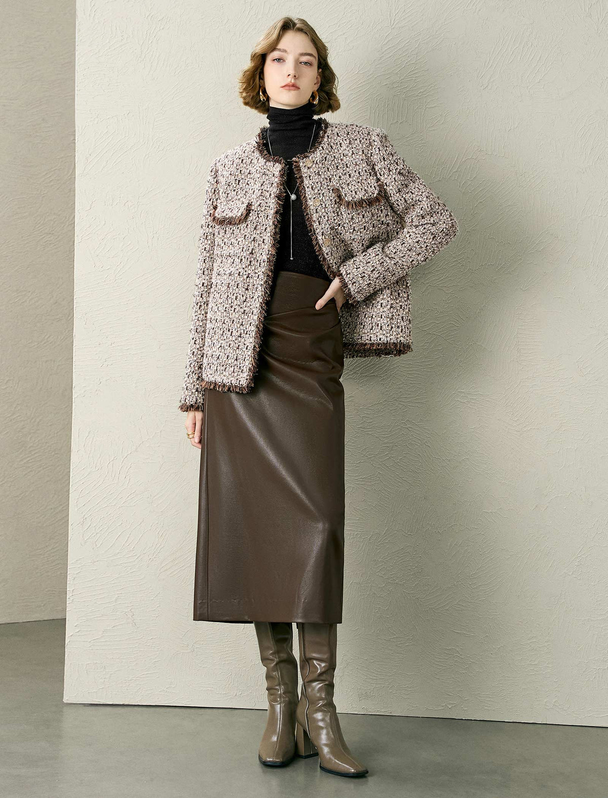 Tweed Wool-Blend Jacket