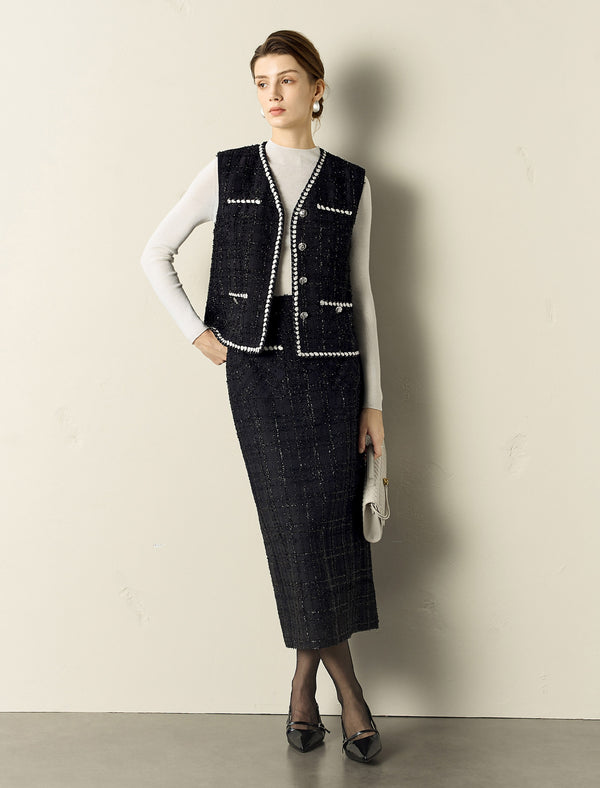 Vintage Knit Sleeveless Vest Top