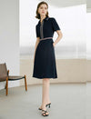 Zip-Up Shirt Dress
