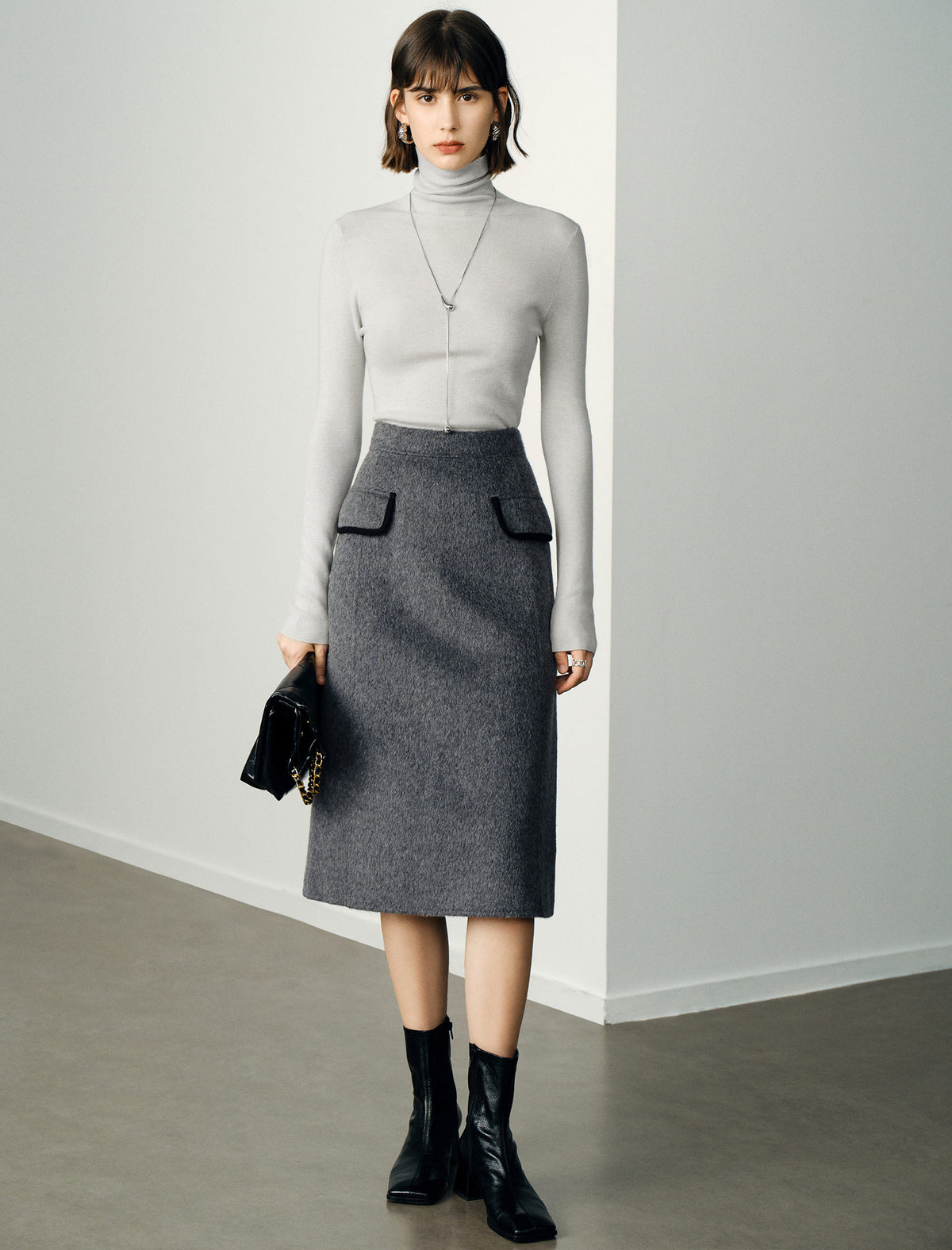 Turtleneck Slim Fit Base Layer Sweater
