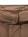 Brown Removable Hood Down Jacket
