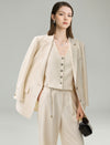 Linen Blend Relaxed Fit Tailored Blazer