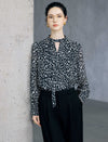 Vintage Polka Dot Long Sleeve Shirt