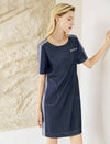 Round Neck Short Sleeve Dress