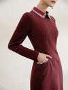 Classic Plaid Fitted Dress