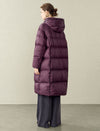 Long Hooded Down Coat
