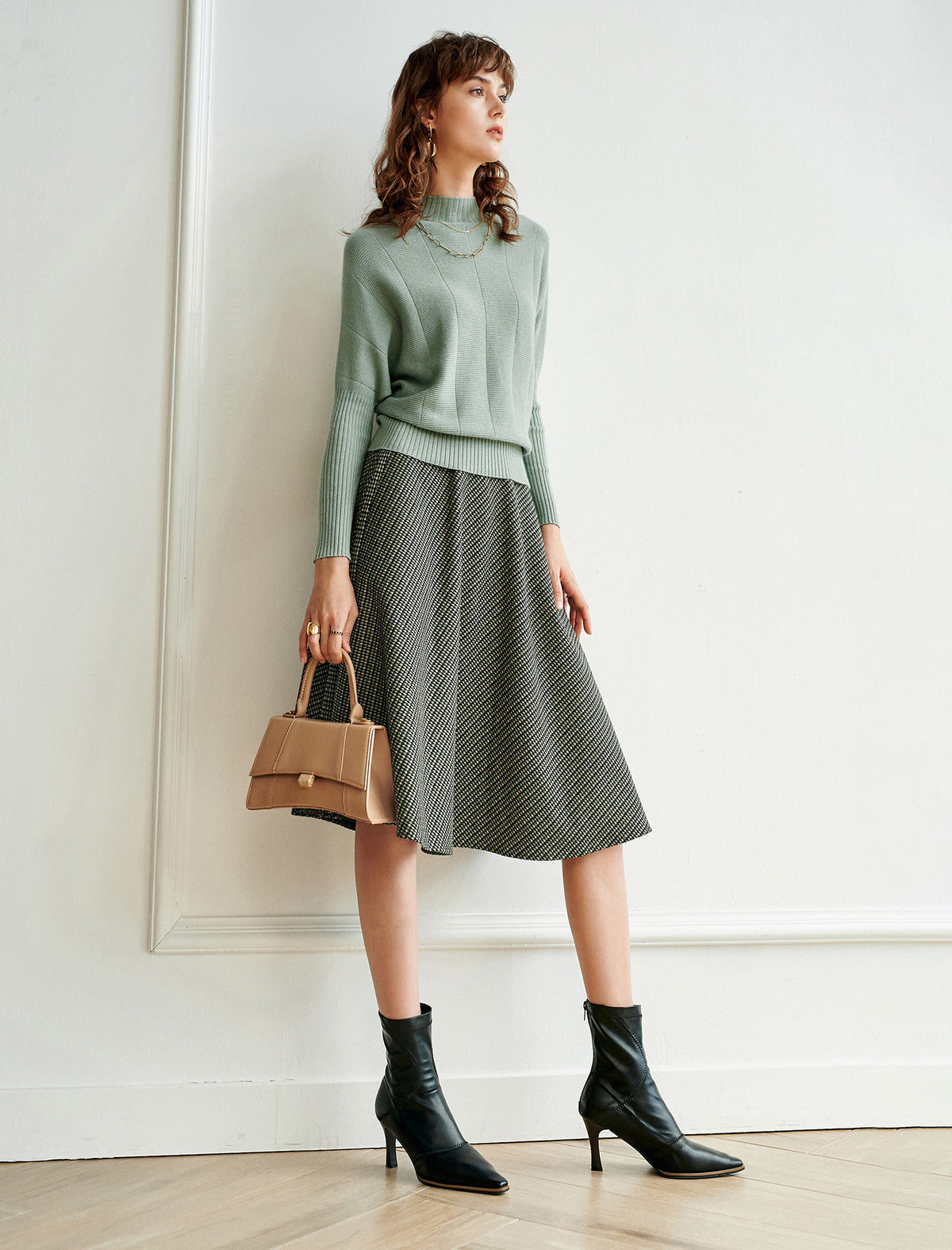 Classic Relaxed A-Line Skirt